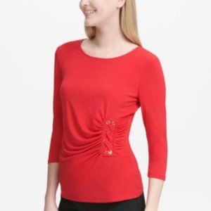 Calvin Klein Side Lace-Up Top
